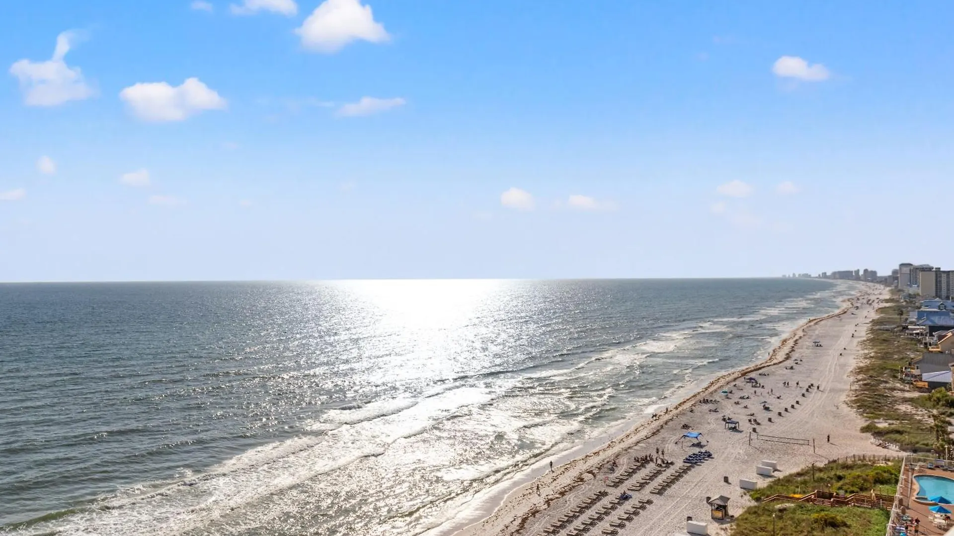 Semesterbostad Treasure Shores-3Br Beachfront Corner Unit Sleeps 8 With Stunning Gulf Views! Panama City Beach