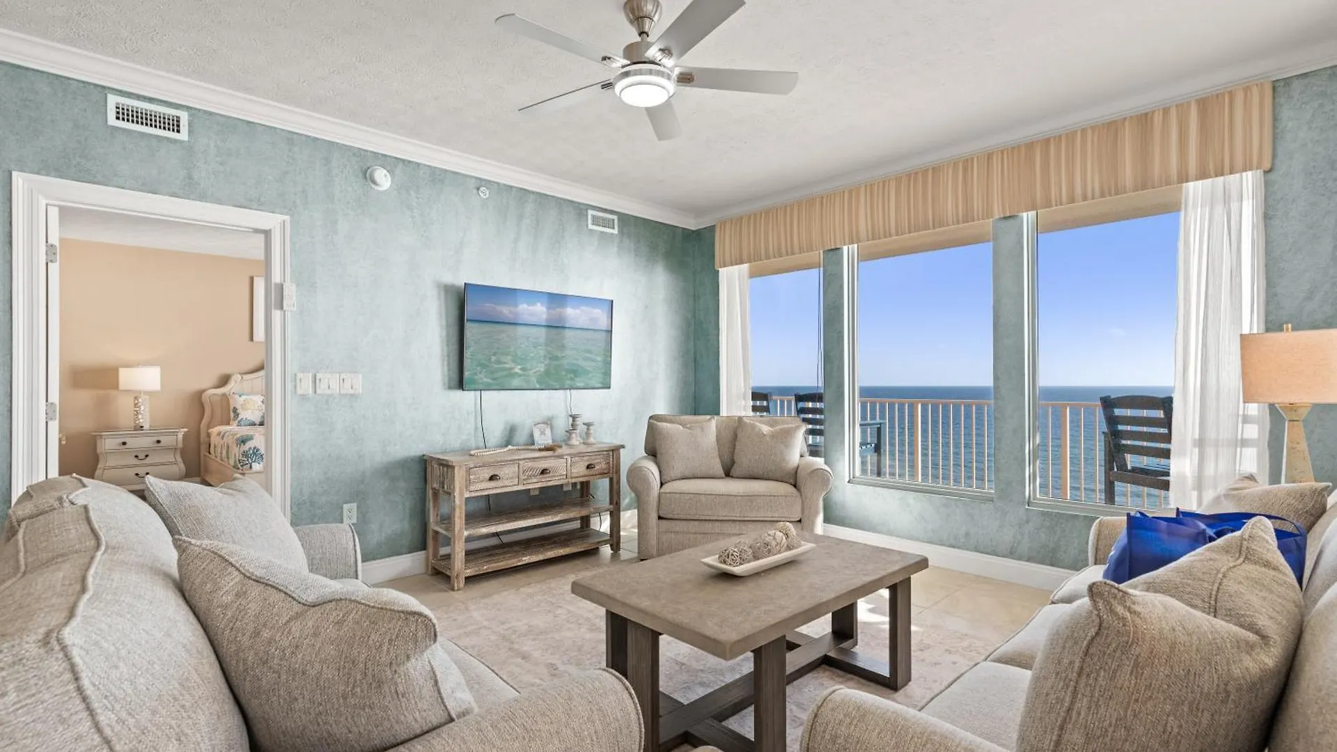 別荘 Treasure Shores-3Br Beachfront Corner Unit Sleeps 8 With Stunning Gulf Views! パナマシティービーチ